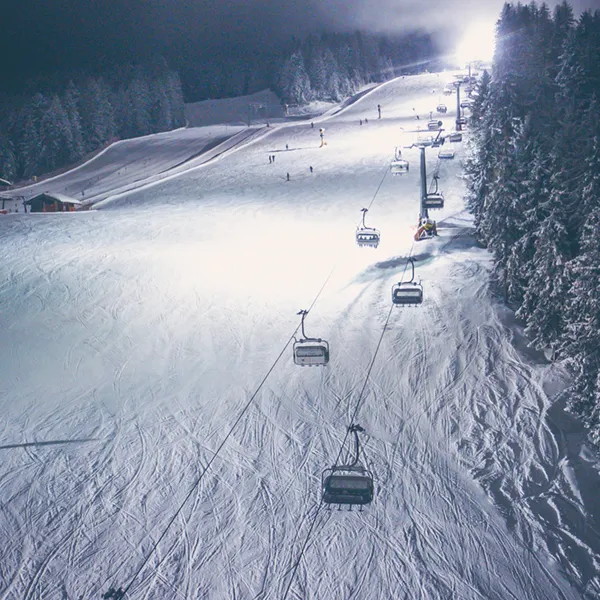Sci notturno am Skiberg Haunold a San Candido